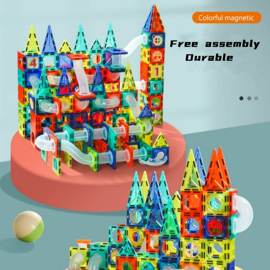 Children's Pipe Magnetic Building Blocks.